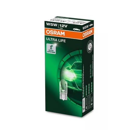 Автолампа 5W W5W 12V W2,1X9,5D / ULTRA LIFE - В 4 РАЗИ ЗБІЛЬШЕНО СТРОК СЛУЖБИ OSRAM (2825ULT) osram фото 5