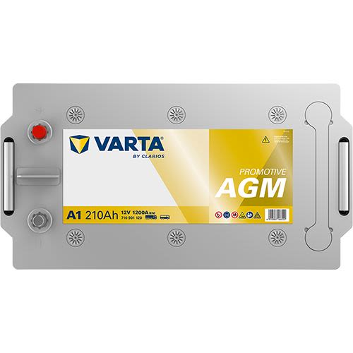 Акумулятор 12В 210Агод./1200А (EN) PROMOTIVE AGM (L+) 518x276x242 B00 - без монтажного фланця (Пусковий/AGM) фото 7
