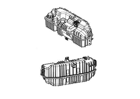Розширювальний бачок охолоджуючої рідини EURO 6 MERCEDES ACTROS MP4 / MP5, ANTOS, AROCS 471.943-OM936.916 07.11- фото 3
