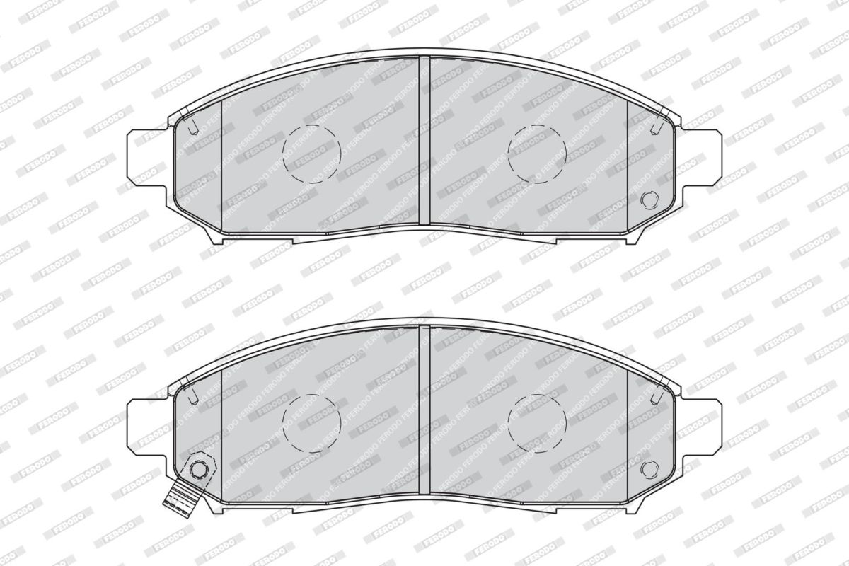 Колодки гальмівні дискові NISSAN LEAF (ZE0) 2010.11- FERODO (FDB1997) Ferodo фото 5