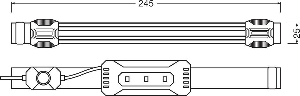 Ліхтар акумуляторний LEDINSPECT® FLEXIBLE HEAD TORCH / 3.7V / 6000K / 115 LM / ЧЕРВОНИ OSRAM (LEDIL414) osram фото 5
