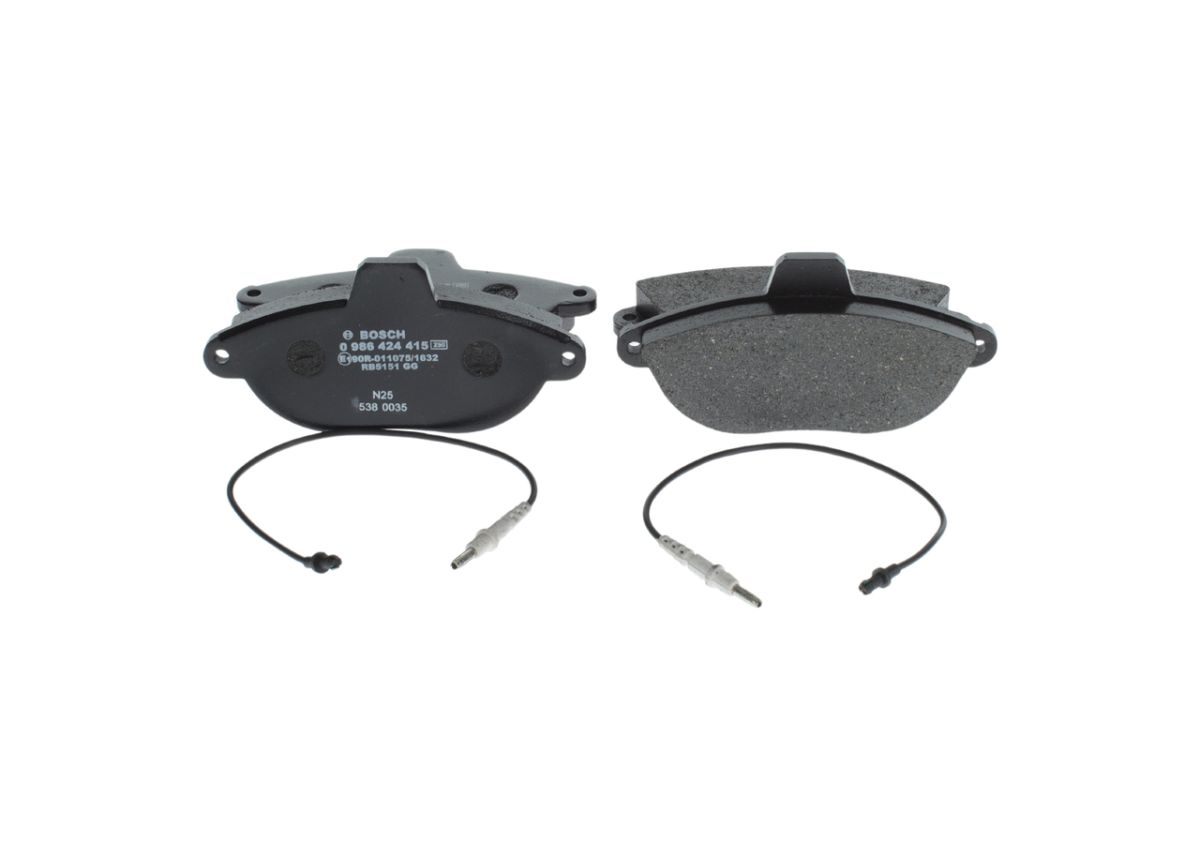 Колодки гальмівні дискові PEUGEOT EXPERT ФУРГОН (222) 1.9 1995.07-2008.03 BOSCH (0 986 424 415) Bosch фото 4
