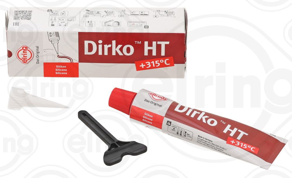 Герметик DIRKO HT 70мл DIRKO HT -60/+315 70Г ЧЕРВОНИЙ ELRING (705.708) ELRING фото 6