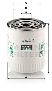 Filtr oleju MANN-FILTER W 930/13