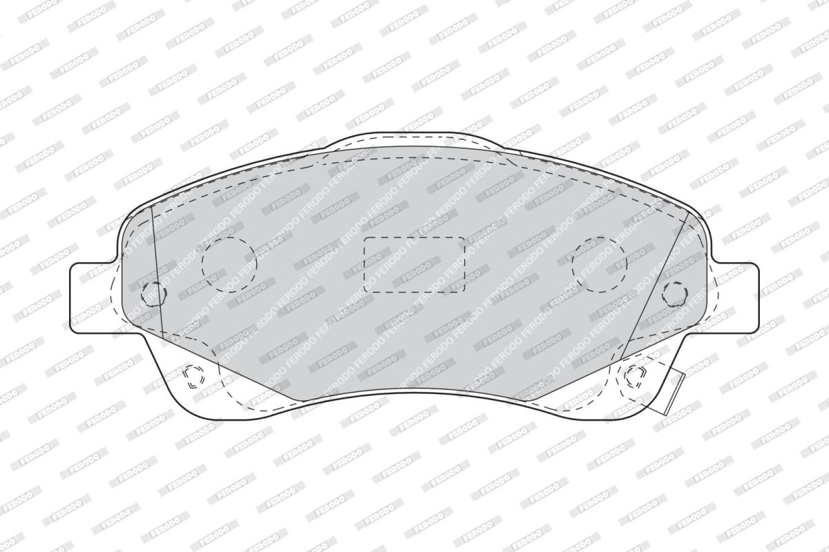 Колодки гальмівні дискові TOYOTA AVENSIS ЛІФТБЕК (_T25_) 1.8 2003.01-2008.11 FERODO (FDB1648) Ferodo фото 5