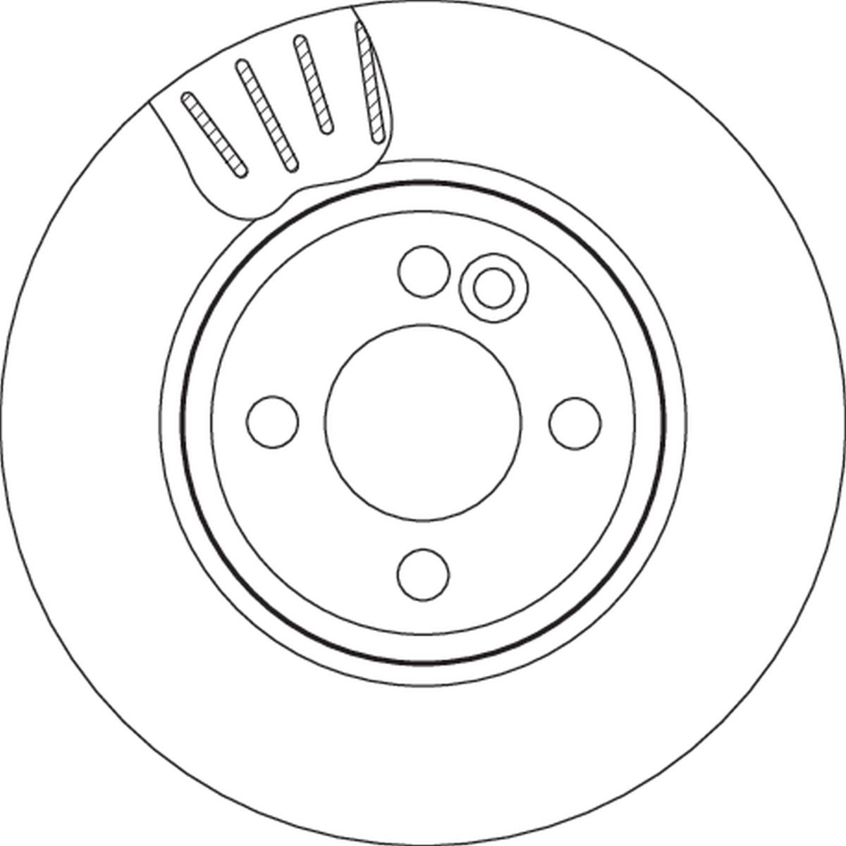 Диск гальмівний передн лів/прав MINI (R56), (R57), (R58), (R59), CLUBMAN (R55), CLUBVAN (R55) 1.4-2.0D 09.06-06.15 фото 4