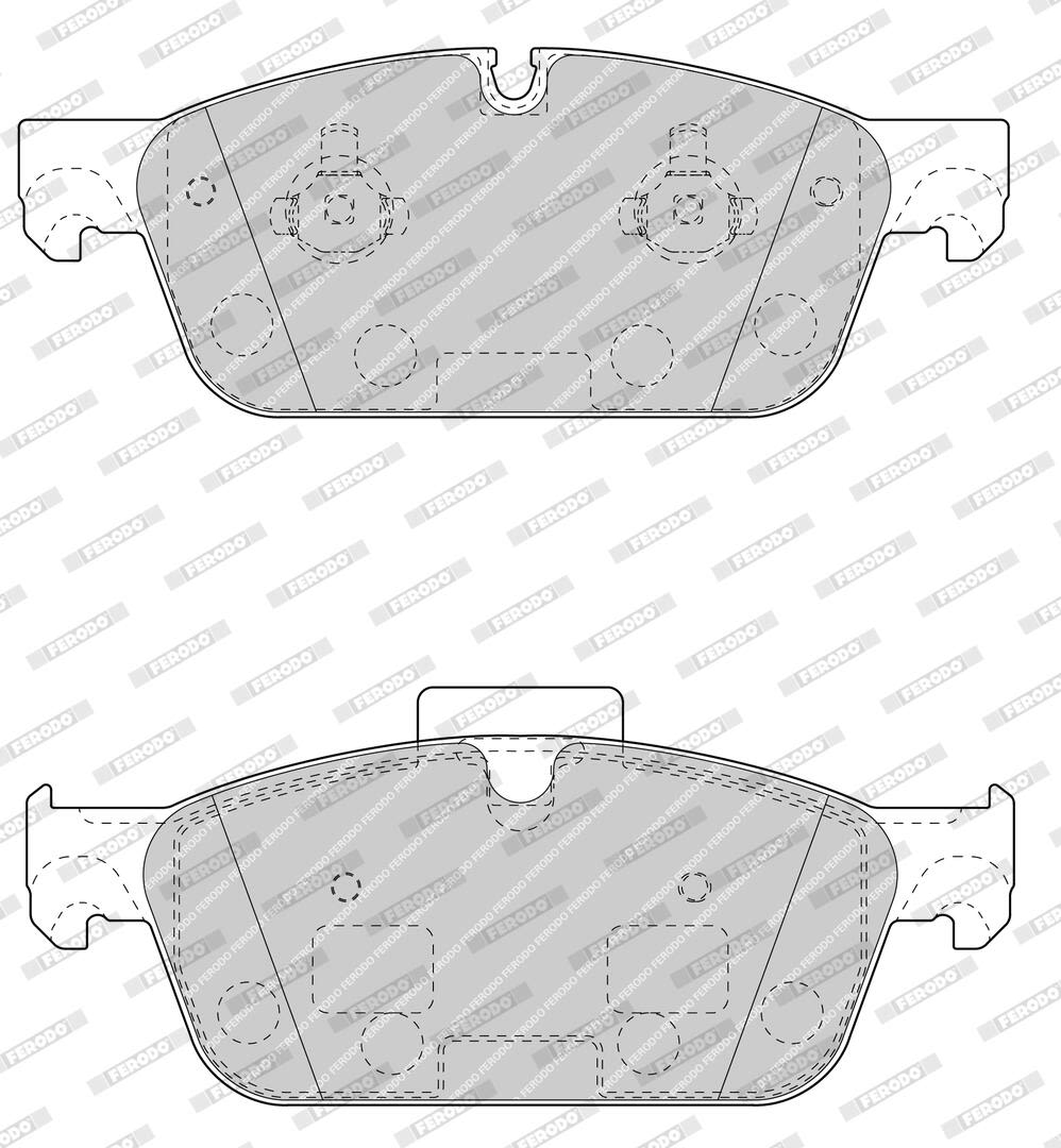 Комплект гальмівних колодок передн , MERCEDES GL (X166), GLE (C292), GLE (W166), GLS (X166), M (W166) 2.2D-5.5 06.11-10.19 фото 4