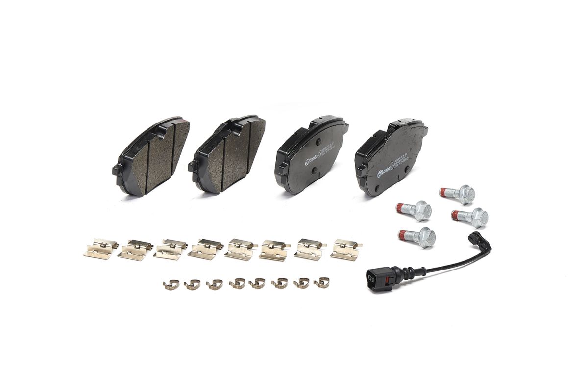 Комплект гальмівних колодок передн , VW CALIFORNIA T6 CAMPER, MULTIVAN T6, TRANSPORTER T6, TRANSPORTER T6 / CARAVELLE T6 2.0/2.0D/Electric 04.15-08.24 фото 2