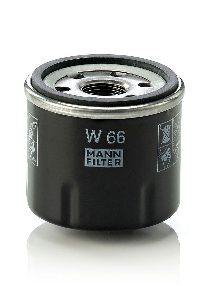 Фільтр масляний Renault Kangoo 1.2 97-07/Clio 1.0-1.2 00-15/Logan 1.0-1.2 09-/Nissan Kubistar 03- Mann Filter фото 12