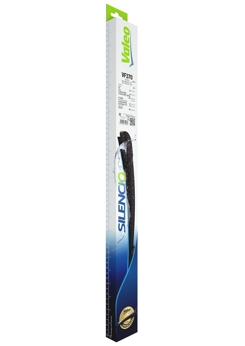 Щітка склоочисника безкаркасна передн із спойлером (2шт) VF370 Silencio Xtrm 600/475мм MERCEDES A (W176), CLA (C117), CLA SHOOTING BRAKE (X117), GLA (X156), AUDI A3, BMW 2 (G42, G87) 05.03- фото 8