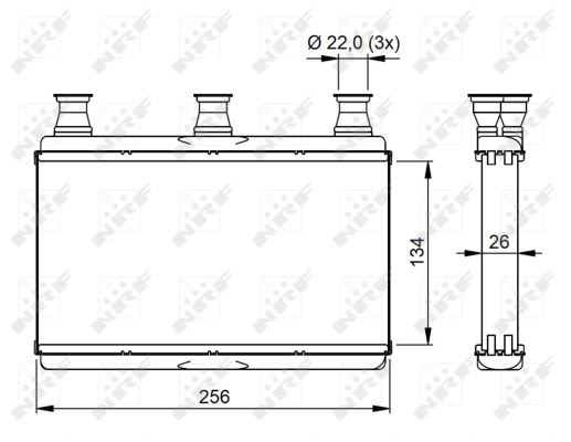 Радиатор печки BMW 5 (E60/E61)/6 (E63/E64) 2.0-5.0 01-10 фото 12