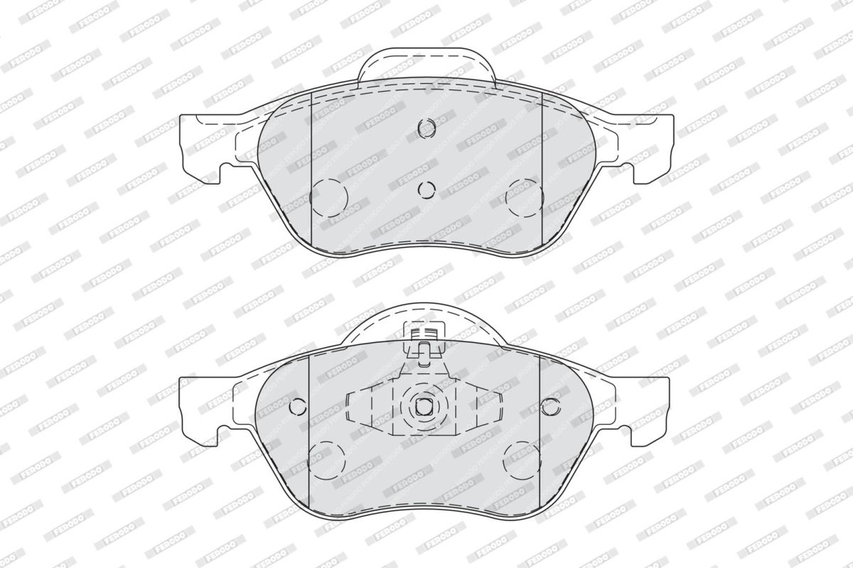 Колодки гальмівні дискові RENAULT SCENIC II (JM0/1_) 1.6 2003.06-2010.07 FERODO (FDB1866) Ferodo фото 5