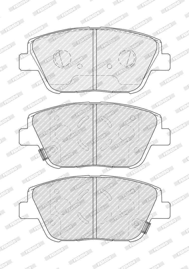 Колодки гальмівні дискові KIA OPTIMA (FSGDS6B) 2.0 2010.01- FERODO (FDB4831) Ferodo фото 5