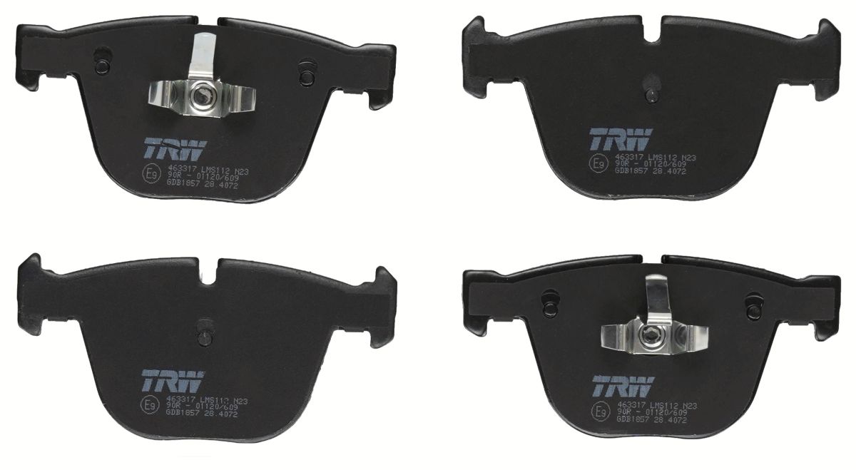 Комплект гальмівних колодок задн , BMW 5 GRAN TURISMO (F07), 7 (F01, F02, F03, F04) 2.0-6.0 02.08-02.17 фото 3