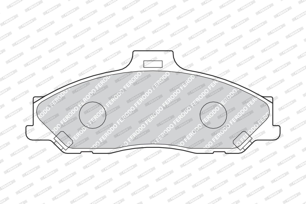 Колодки гальмівні дискові (комплект 4 шт) MAZDA BT-50 ПІКАП (CD, UN) 2.5 2006.08-2015.12 FERODO (FDB1527) Ferodo фото 5