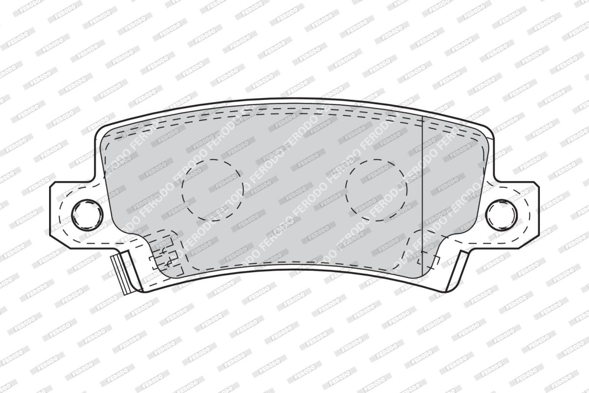 Колодки гальмівні дискові TOYOTA COROLLA ЛІФТБЕК (_E12_) 1.6 2000.08-2008.12 FERODO (FDB1574) Ferodo фото 5