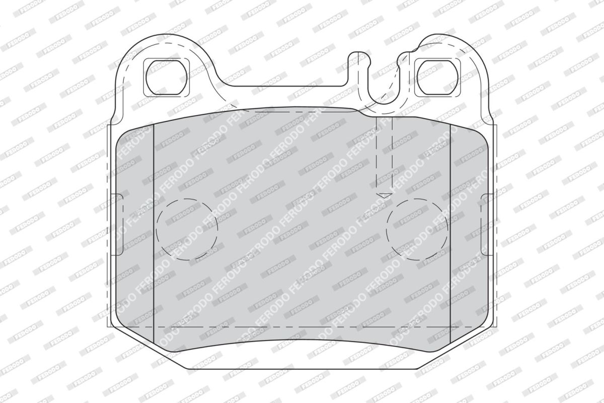 Колодки гальмівні дискові MB M-CLASS (W163) 2.7 1998.02-2005.07 FERODO (FDB1512) Ferodo фото 4