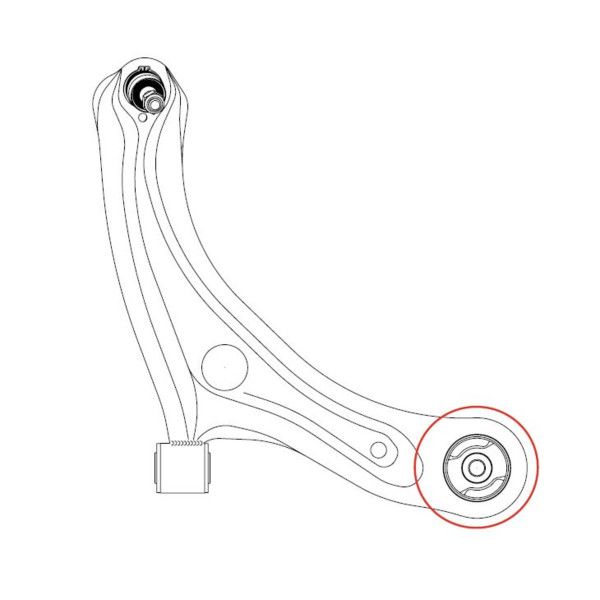 Сайлентблок важеля HYUNDAI GETZ 2002-2011 CTR (GV0036) CTR фото 8