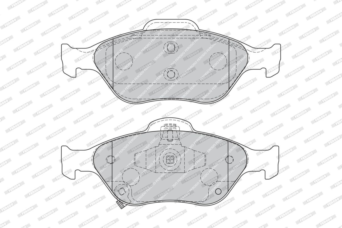 Колодки гальмівні дискові TOYOTA YARIS (_P13_) 1.3 2010.12- FERODO (FDB1890) Ferodo фото 5