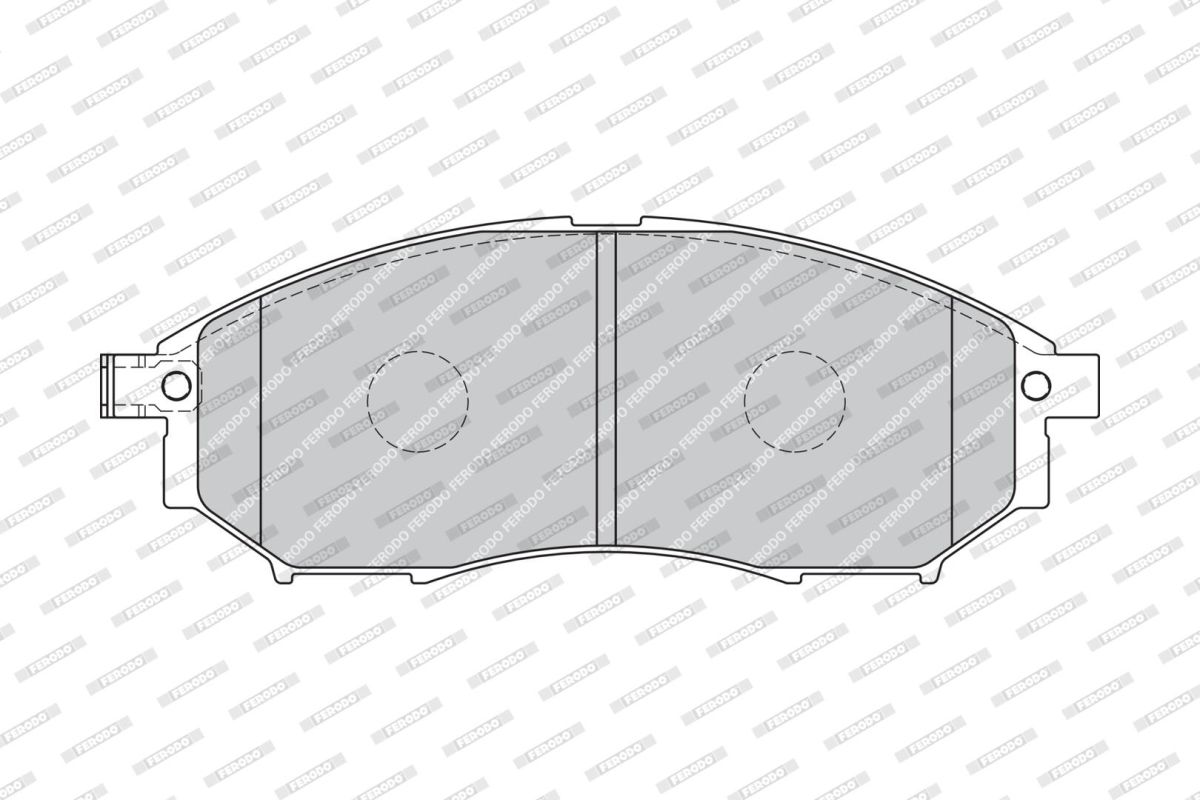 Колодки гальмівні дискові NISSAN QASHQAI / QASHQAI +2 I (J10, NJ10, JJ10E) 2.0 2006.11-2014 FERODO (FDB1881) Ferodo фото 5