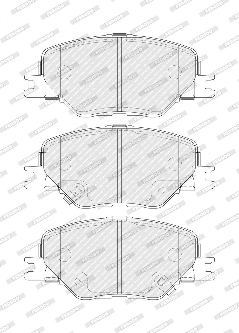 Комплект гальмівних колодок передн , OPEL INSIGNIA B, INSIGNIA B COUNTRY, INSIGNIA B GRAND SPORT 1.5-2.0D 03.17- фото 7