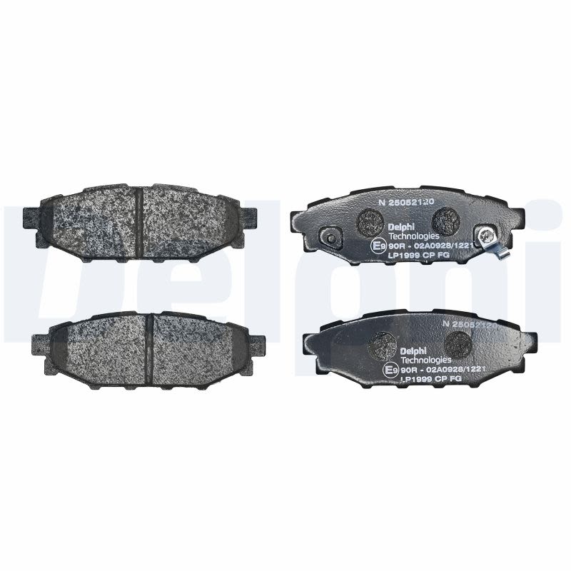Комплект гальмівних колодок задн , SUBARU BRZ, FORESTER, IMPREZA, LEGACY IV, LEGACY V, OUTBACK, WRX, XV, TOYOTA GT 86 1.5-3.6 09.03- фото 3