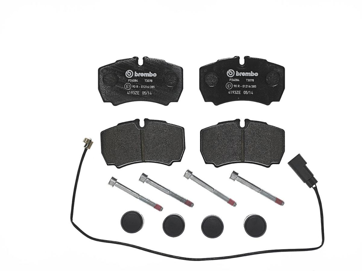 Колодки гальмівні дискові FORD TRANSIT ФУРГОН (FA_ _) 2.2 2006.04-2014.12 BREMBO (P24084) BREMBO фото 3