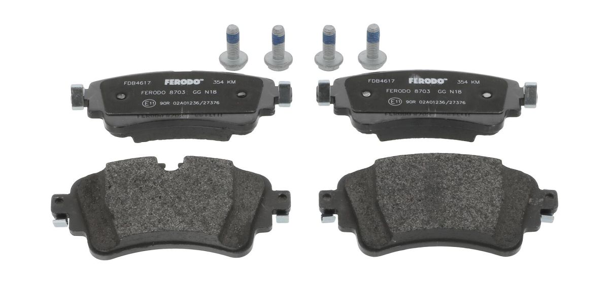 Комплект гальмівних колодок задн (з комплектуючими), AUDI A4 ALLROAD B9, A4 B9, A5, A6 ALLROAD C8, A6 C8, A7, A8 D5, Q5, Q7, VW TOUAREG 1.4-4.0H 01.15- фото 2
