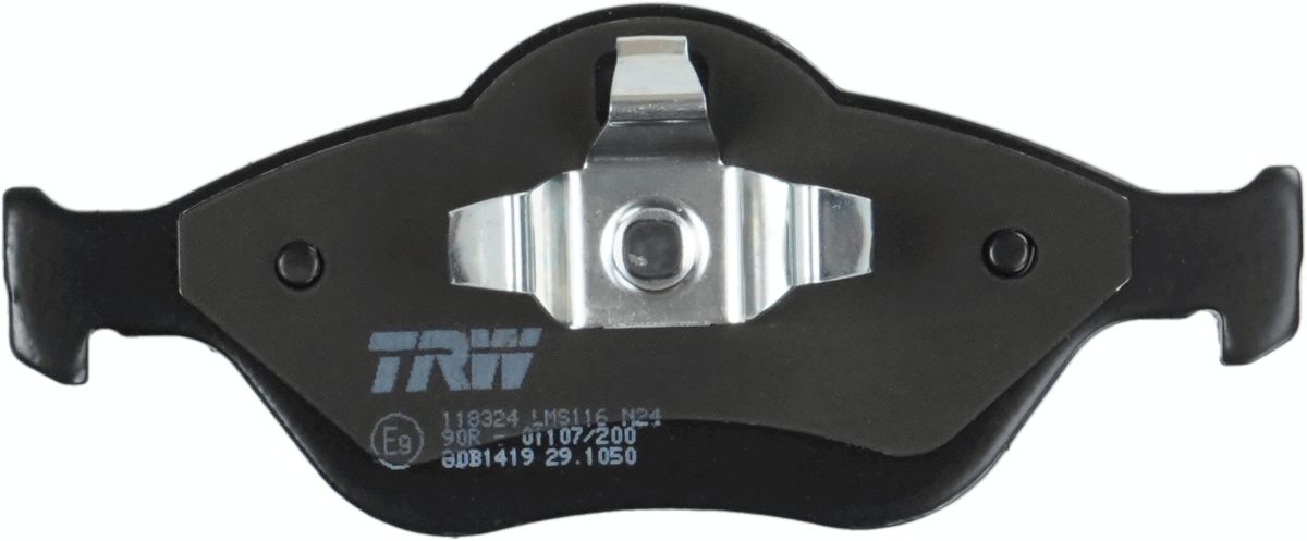 Комплект гальмівних колодок передн , FORD FIESTA, FIESTA IV, FIESTA V, FUSION, KA, PUMA, STREET KA, MAZDA 121 III, 2 1.0-2.0 08.95-12.12 фото 6