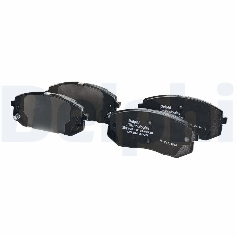 Комплект гальмівних колодок передн , HYUNDAI I40 I, I40 I CW, KONA, TUCSON, KIA CADENZA I, CARENS III, CEED, NIRO I, OPTIMA, PROCEED, SELTOS, SOUL II, SPORTAGE III 1.0-Electric 09.06- фото 2