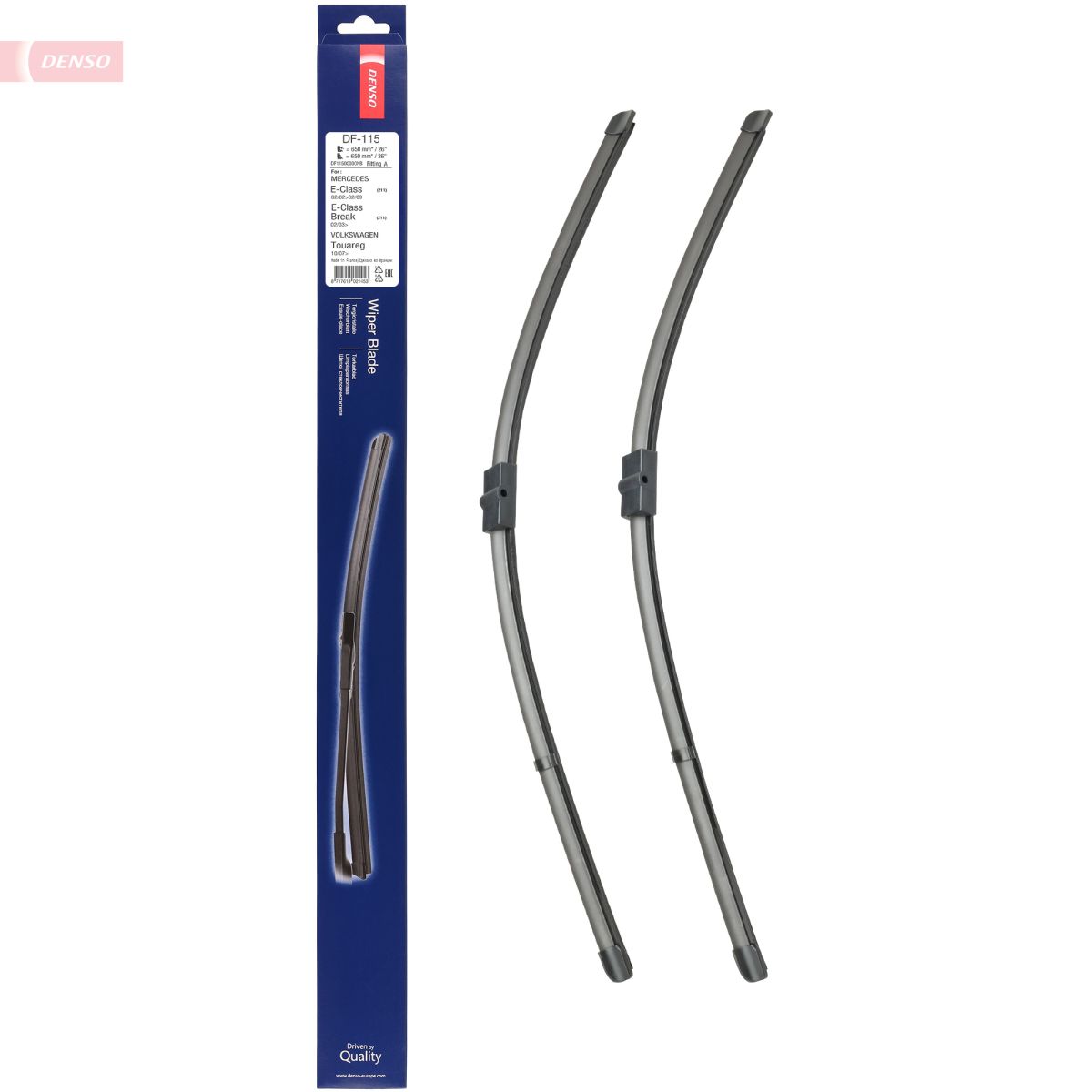 Щітка склоочисника К-Т БЕЗКАРКАСНИЙ 650+650 DENSO (DF-115) Denso фото 7
