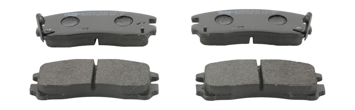 Комплект гальмівних колодок задн , CHRYSLER SEBRING, DODGE STEALTH, STRATUS, HYUNDAI SANTAMO, MITSUBISHI 3000 GT, DELICA / SPACE GEAR, ECLIPSE II, ECLIPSE III, ECLIPSE IV 1.8-3.8 06.87- фото 2