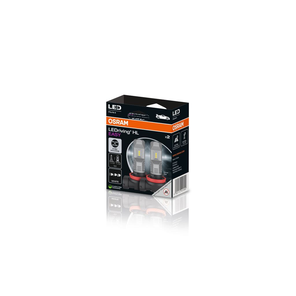 LED лампочка (картон 2шт) LED 12В 8,2Вт PGJ19 без гомологічного сертифікату Ledriving 6000K фото 4