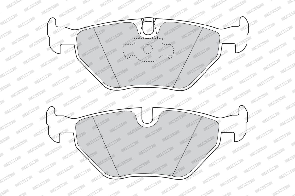 Колодки гальмівні дискові BMW 5 (E39) 3.0 1995.09-2003.07 FERODO (FDB1075) Ferodo фото 5
