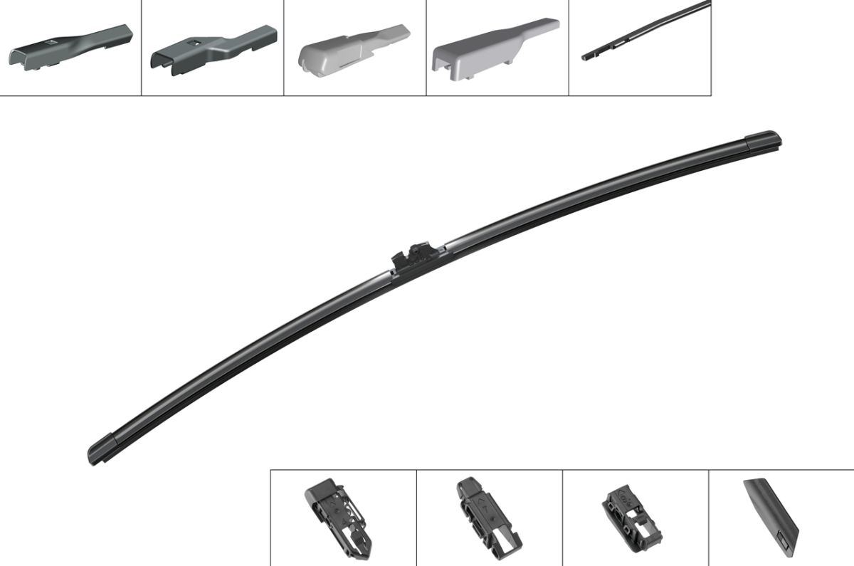 Щітка склоочисника БЕЗКАРКАСНИЙ AEROTWIN PLUS / 650 MM / APX 26 / ЛІВИЙ РУЛЬ / AUDI BOSCH (3 397 016 313) Bosch фото 5