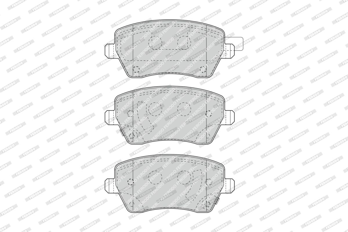 Колодки гальмівні дискові NISSAN MICRA IV (K13K) 1.2 2010.05- FERODO (FDB4966) Ferodo фото 5