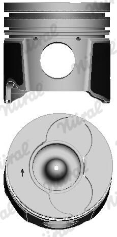 Поршень 85,6 (+0,6) CITROEN BERLINGO, C4 I, C5 I, EVASION, JUMPER I, JUMPER II, JUMPY I, XANTIA, XSARA, XSARA PICASSO, FIAT DUCATO, SCUDO, ULYSSE, LANCIA ZETA, PEUGEOT 206, 306, 307 2.0D 06.98-03.12 фото 3