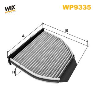 Фільтр салону MB GLK-class (X204) 08- (вугільний) WIX Filters фото 9