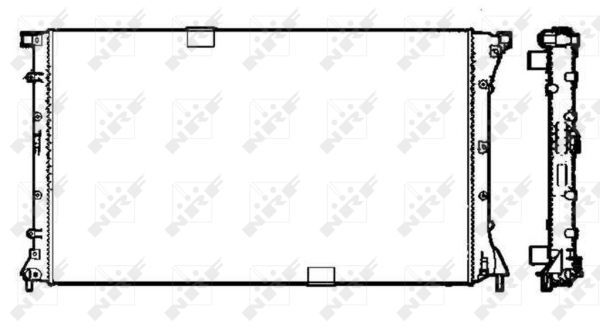 Радіатор охолодження Renault Trafic 2.5dCi 02- (AC) NRF фото 12