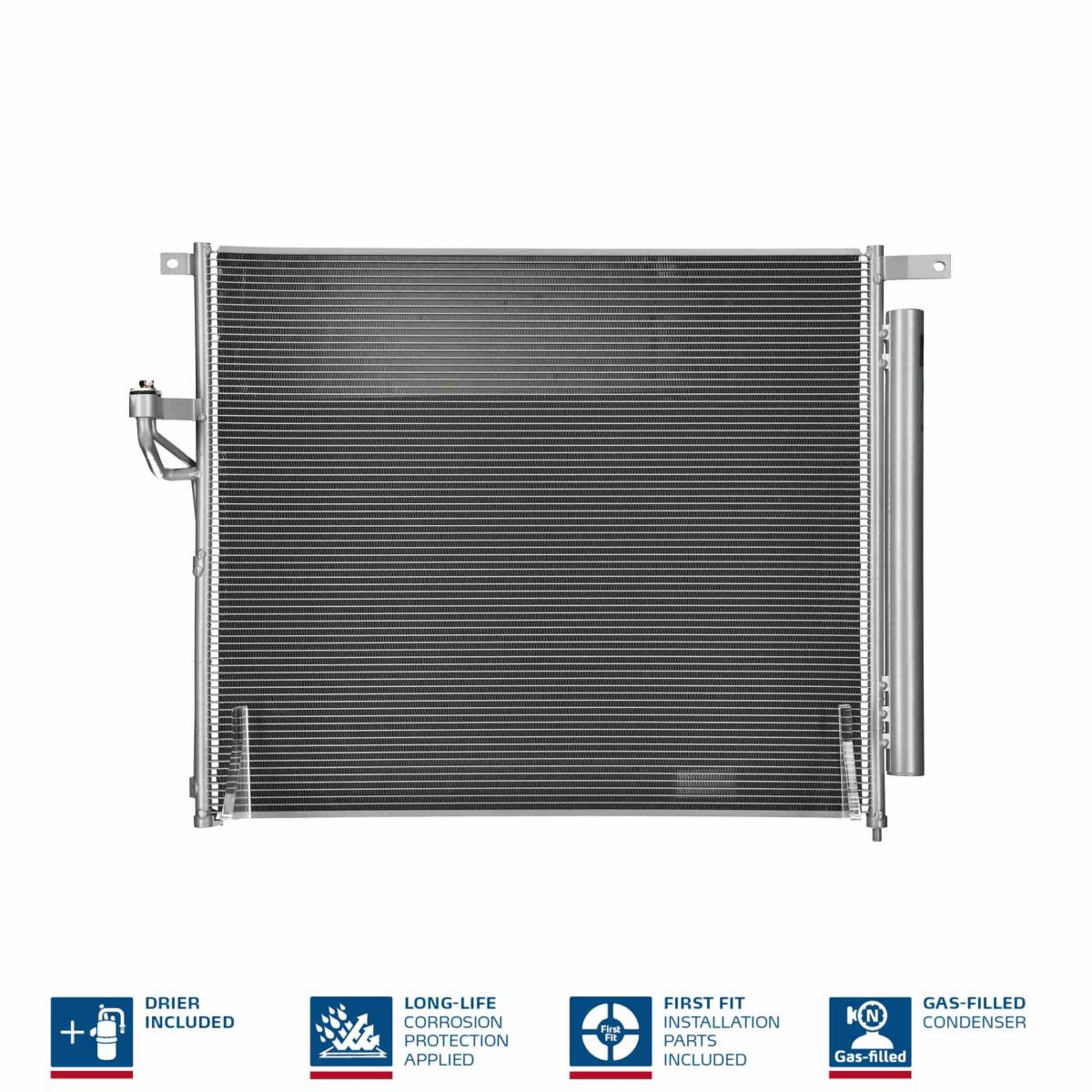 Конденсер кондиціонера FORD RANGER (TKE) (11-) 2.5 I 16V|MAZDA BT 50 II (11-) 2.2 TDCI|M NISSENS (940266) Nissens фото 5