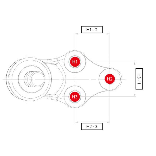 Опора кульова KIA BESTA 86-96 UPP CTR (CB0231) CTR фото 10