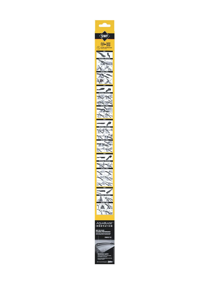 Щітка склоочисника К-Т БАСКАРКАСНИЙ AQUABLADE / 650/480 MM / LHD / БЕЗ ПІДігрівання / V SWF (119102) SWF фото 9