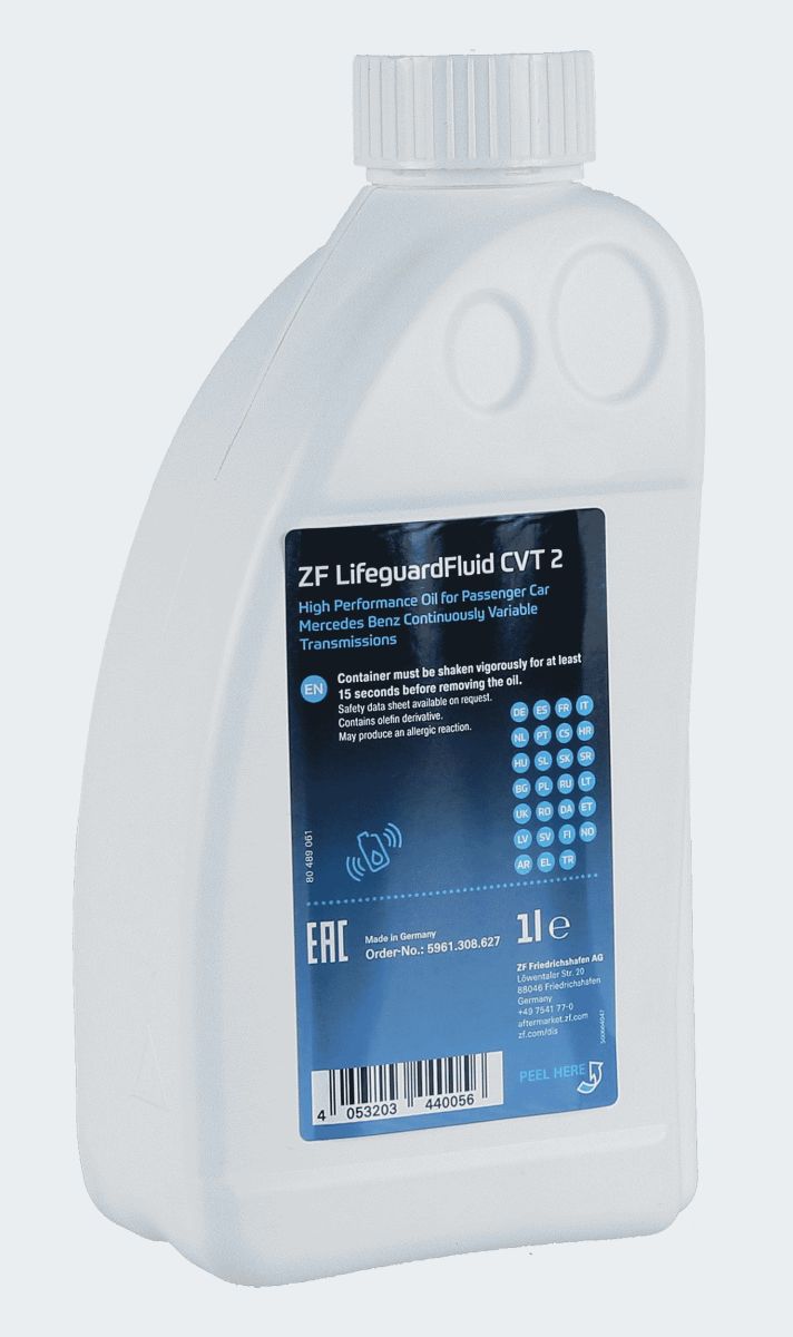 Олива трансмісійна LifeguardFluid CVT 2 1 л ZF LIFEGUARDFLUID CVT 2 1L/MB 236.20 (5961.308.627) ZF фото 4