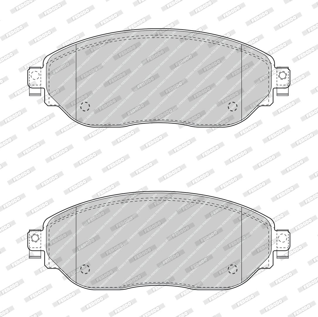 Колодки гальмівні дискові OPEL VIVARO B ФУРГОН (X82) 1.6 2014.06-2020.11 FERODO (FVR4840) Ferodo фото 5