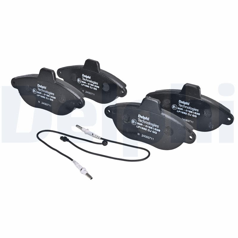 Комплект гальмівних колодок передн , CITROEN EVASION, JUMPY I, FIAT SCUDO, ULYSSE, PEUGEOT 806, EXPERT 1.6-2.1D 06.94-12.06