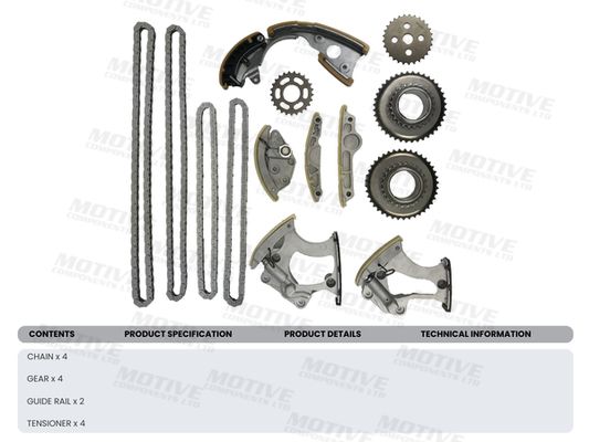 Комплект ГРМ (ланцюг + шестерня) AUDI A4 B8, A5, A6 ALLROAD C7, A6 C7, A7, A8 D4, Q5, Q7 3.0 11.08-09.18 фото 8