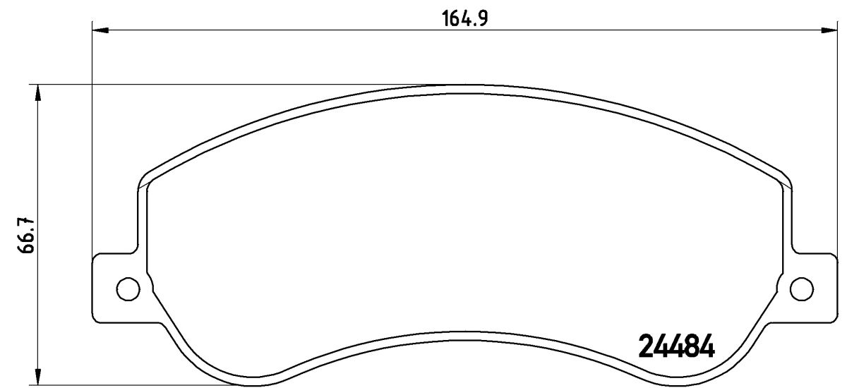 Колодки гальмівні дискові VW AMAROK (2HA, 2HB, S1B, S6B, S7A, S7B) 2.0 2010.09-2022.05 BREMBO (P85115) BREMBO фото 4
