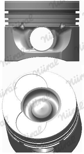 Поршень MB 89.0 2.9TDI OM602DE29LA 94- PIN 28X70 NURAL (87-743100-00) Nural фото 4