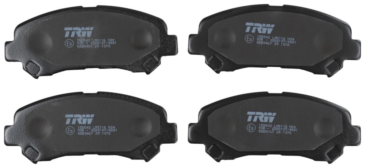 Комплект гальмівних колодок передн , NISSAN MAXIMA VII, NAVARA, QASHQAI I, ROGUE, SENTRA VI, X-TRAIL, X-TRAIL II, SUZUKI KIZASHI 1.5D-3.5 05.98- фото 3
