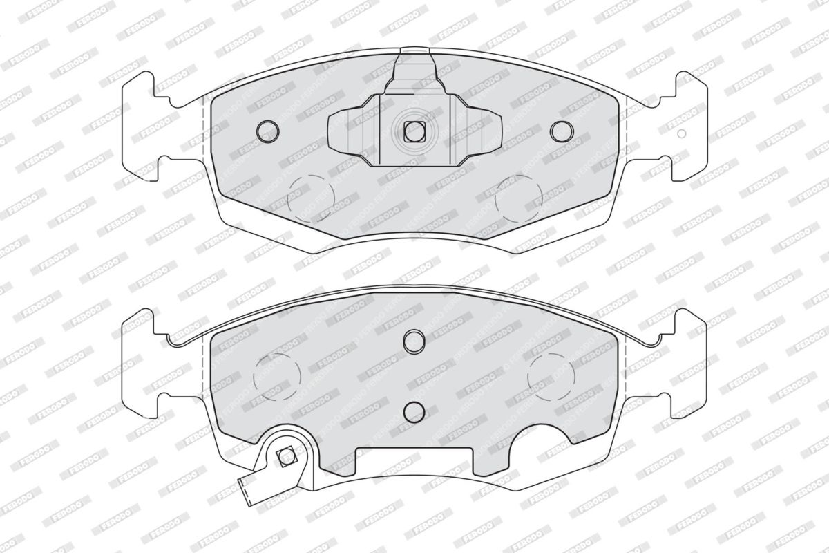 Комплект гальмівних колодок передн , FIAT PANDA, LANCIA YPSILON 0.9-1.3D 08.10- фото 3